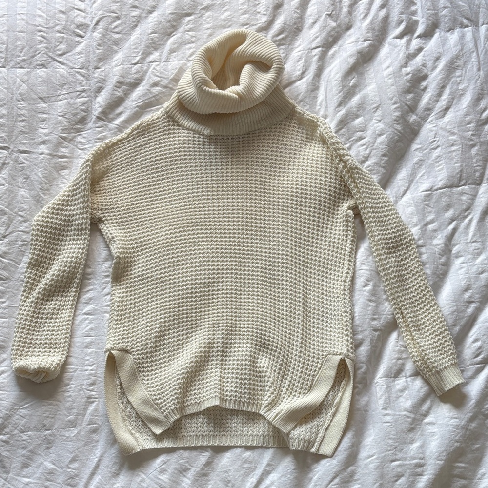 Vero Moda Cream Cowl Neck Sweater